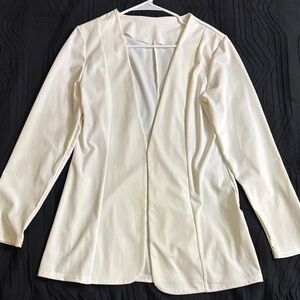 Elegant White Women's Blazer